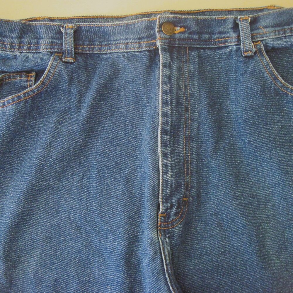 BERNE~Mens~Carpenter Jeans~Size 42 X 32~H/D Denim Cotton~8 Pockets + Tool Holder